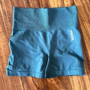Gymshark teal shorts